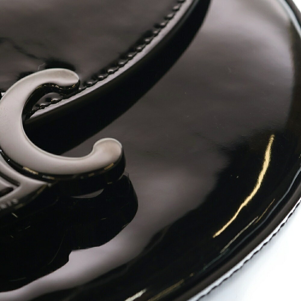 CELINE BESACE MARLEY BAG Patent Vernis Calfskin Handbag - Picture 5 of 6